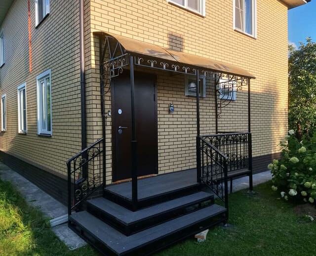 кованые и сварные козырьки Сходня